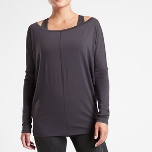 ATHLETA Essence Flow Space dye / Athletic Top